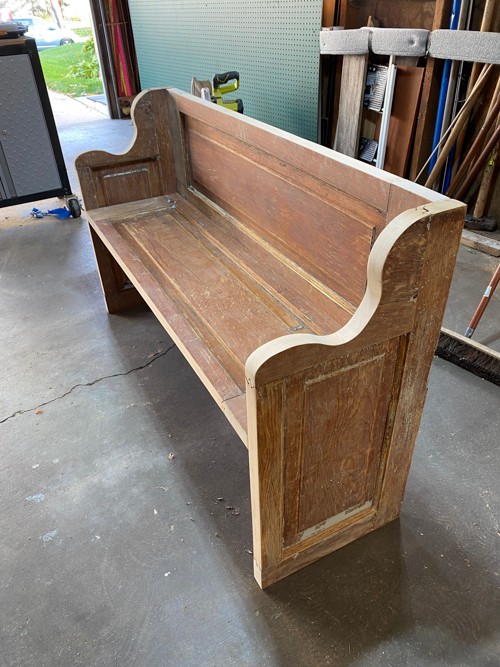 Bench for the Yard- my creative days
