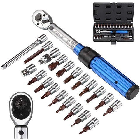 BULLTOOLS 1:4-inch Drive Click Torque Wrench