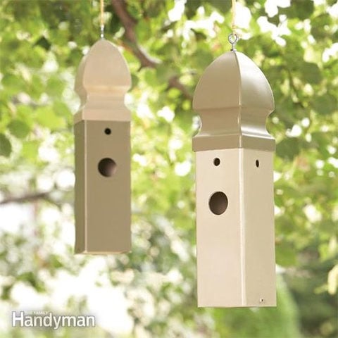Fence Post Wren Birdhouse