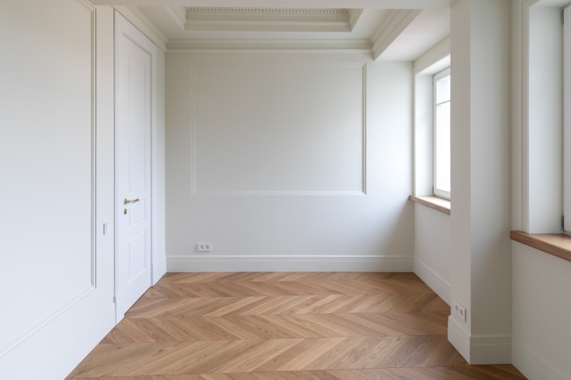 Herringbone flooring