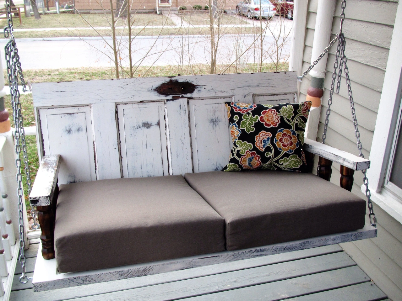Porch Swing- lindy and tony